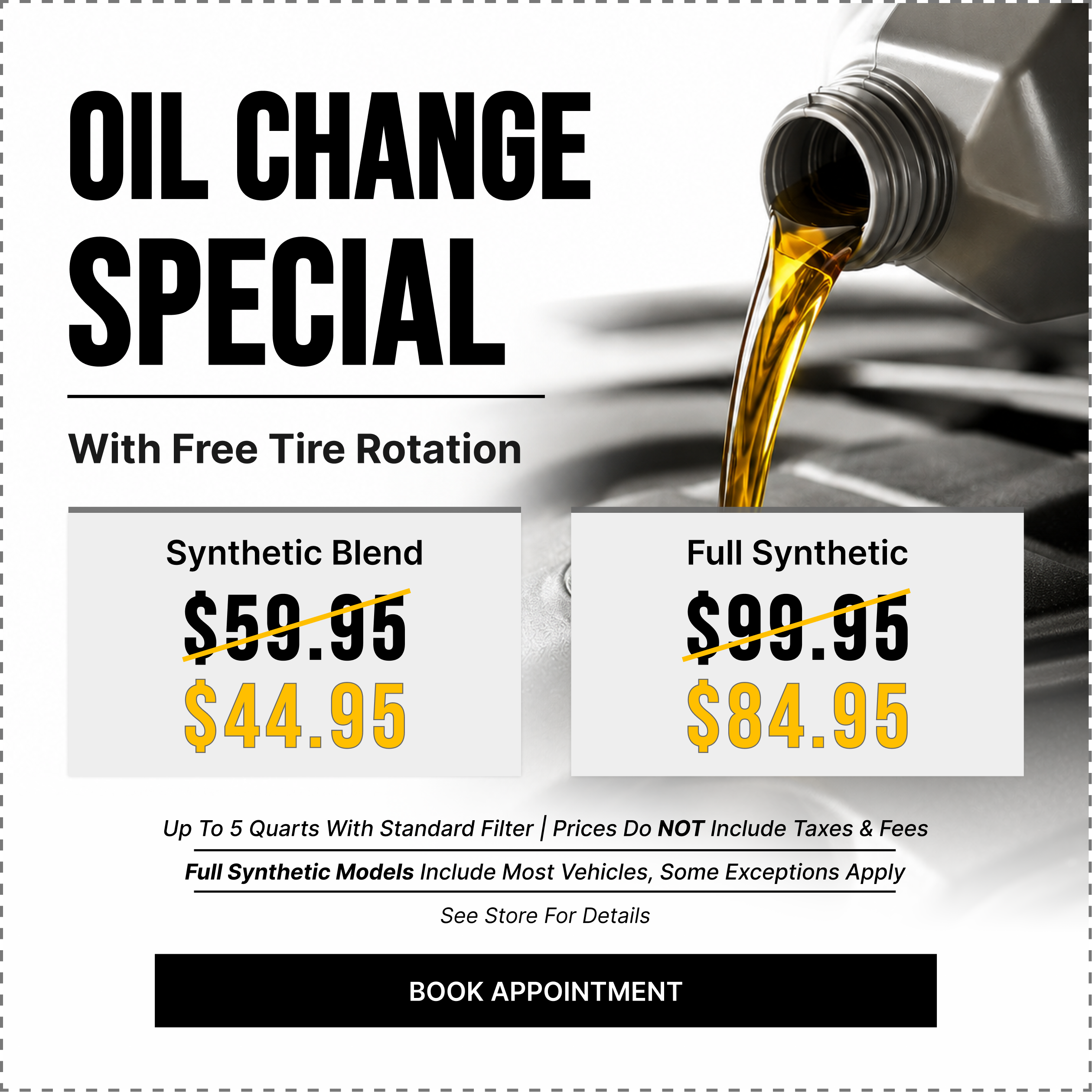 Oil change special